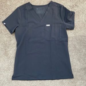 FIGS gray scrub top
